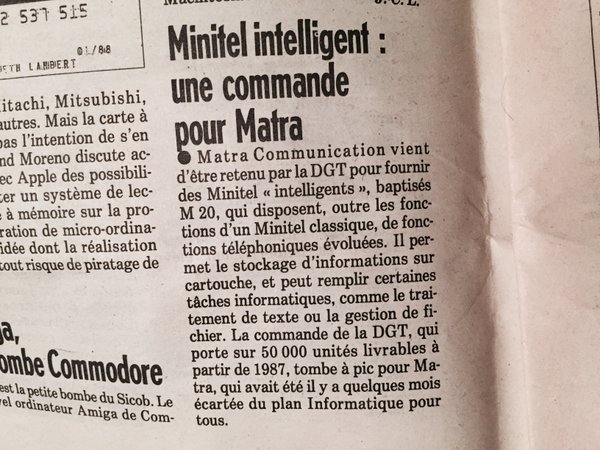 Le Minitel passionnait encore #Madeleineproject https://t.co/A5Jknz3C4Q